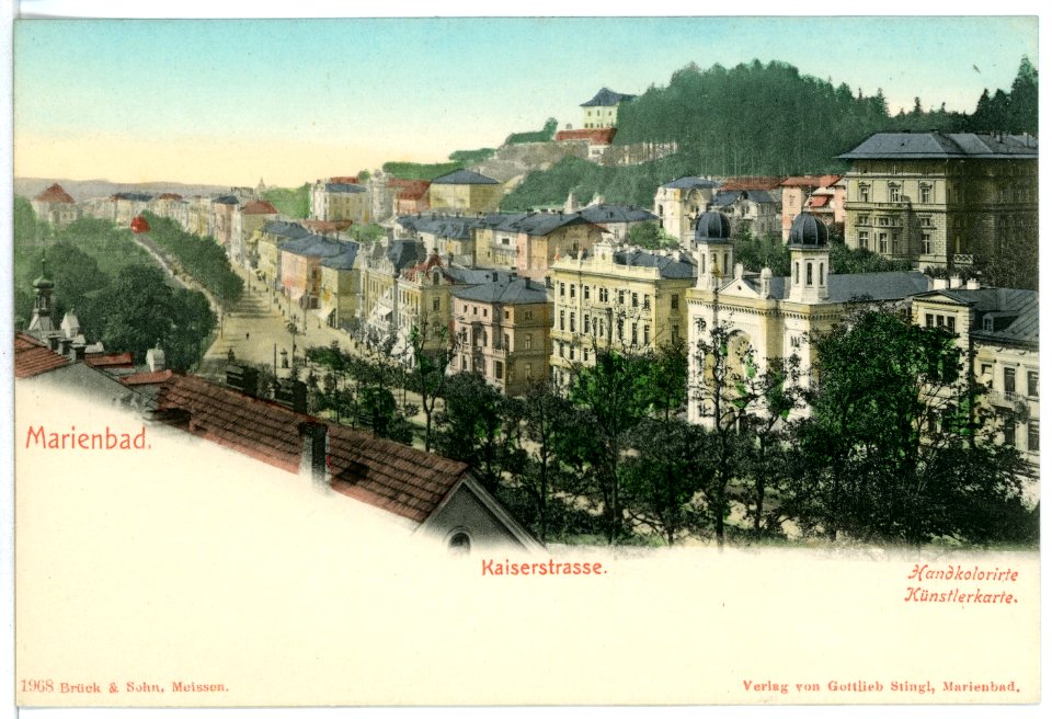 01968-Marienbad-1901-Kaiserstraße-Brück & Sohn Kunstverlag