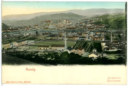 01813-Aussig-1901-Blick auf Aussig-Brück & Sohn Kunstverlag