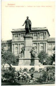 03042-Budapest-1903-Denkmal des Grafen Istvan Szechenyi-Brück & Sohn Kunstverlag