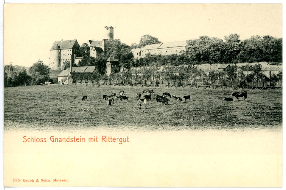 01938-Gnandstein-1901-Schloß mit Rittergut-Brück & Sohn Kunstverlag