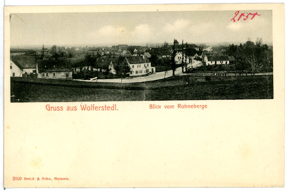 02050-Wolferstedt-1901-Blick vom Rohneberge-Brück & Sohn Kunstverlag