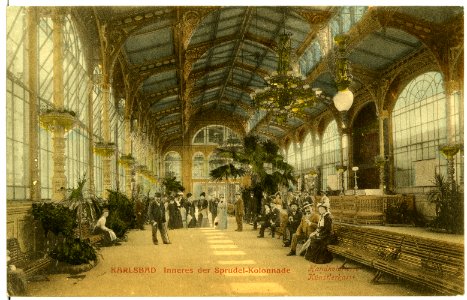 01908-Karlsbad-1901-Inneres der Sprudel-Colonade-Brück & Sohn Kunstverlag