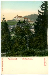 01956-Marienbad-1901-Cafe Egerländer-Brück & Sohn Kunstverlag