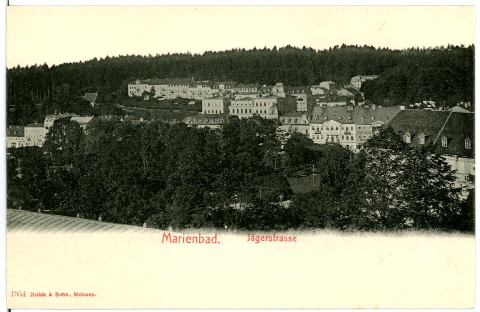 01954-Marienbad-1901-Jägerstraße-Brück & Sohn Kunstverlag
