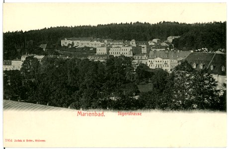 01954-Marienbad-1901-Jägerstraße-Brück & Sohn Kunstverlag