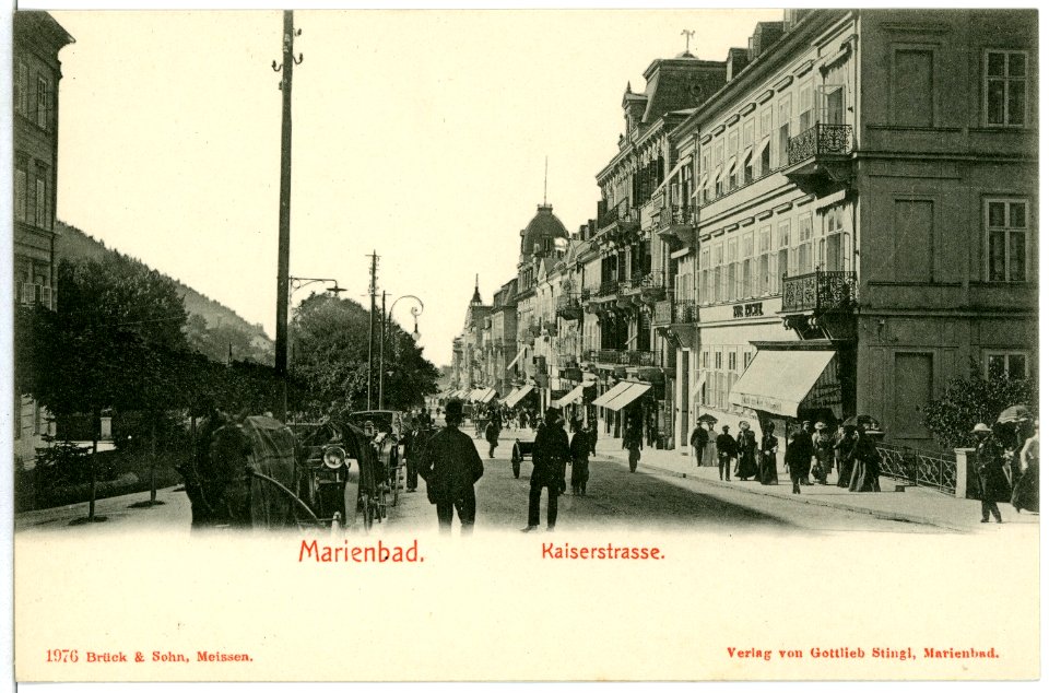 01976-Marienbad-1901-Kaiserstaße-Brück & Sohn Kunstverlag