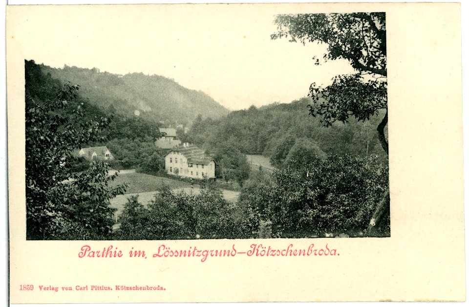 01859-Kötzschenbroda-1901-Partie im Lößnitzgrund-Brück & Sohn Kunstverlag