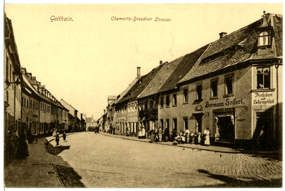 01881-Geithain-1901-Chemnitz-Dresdner Straße-Brück & Sohn Kunstverlag