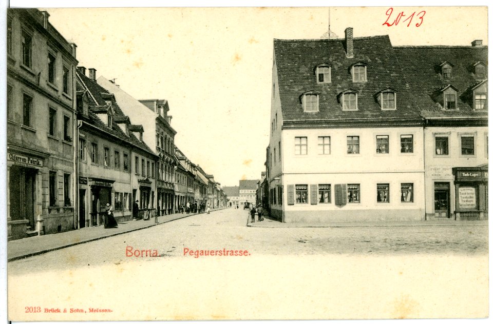 02013-Borna-1901-Pegauerstraße-Brück & Sohn Kunstverlag