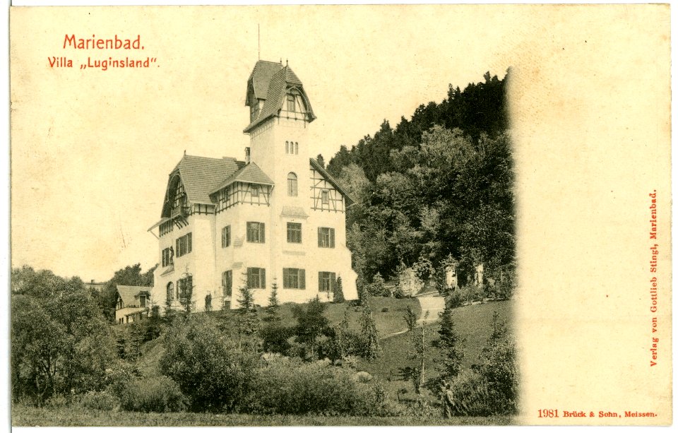 01981-Marienbad-1901-Villa Luginsland-Brück & Sohn Kunstverlag