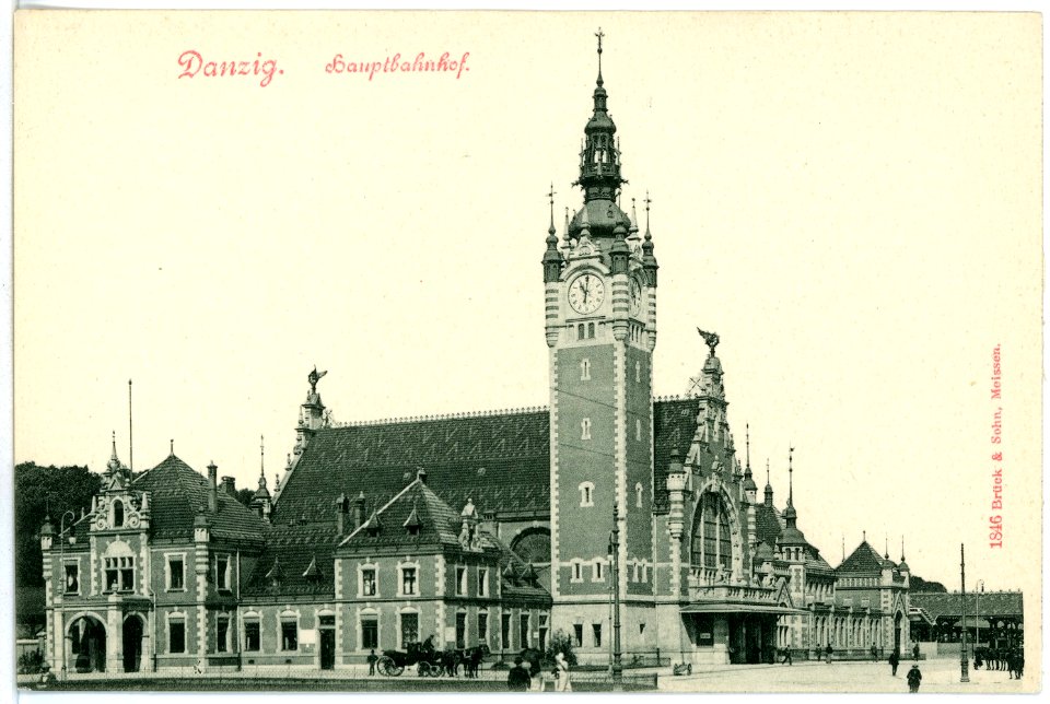 01846-Danzig-1901-Hauptbahnhof-Brück & Sohn Kunstverlag