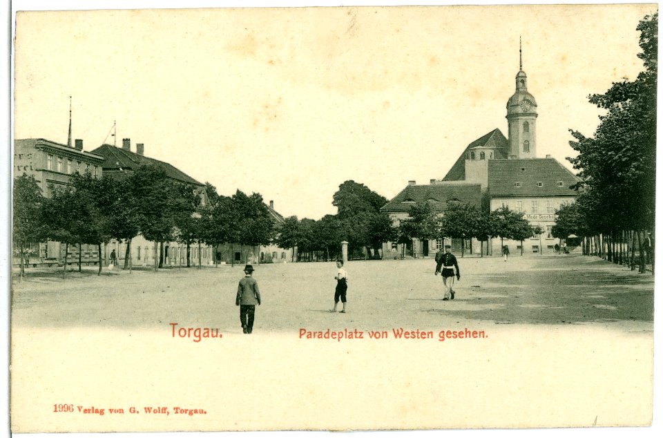 01996-Torgau-1901-Paradeplatz-Brück & Sohn Kunstverlag