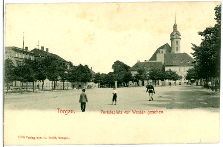 01996-Torgau-1901-Paradeplatz-Brück & Sohn Kunstverlag
