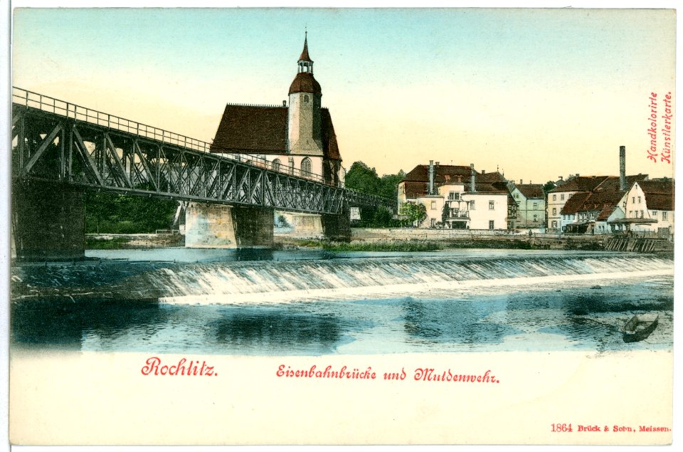 01864-Rochlitz-1901-Eisenbahnbrücke-Brück & Sohn Kunstverlag
