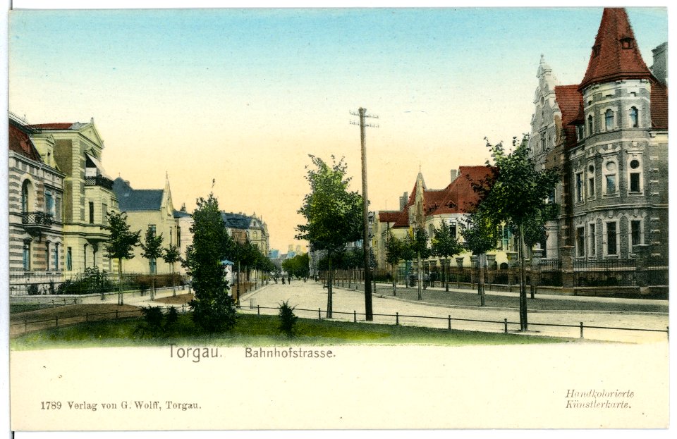 01789-Torgau-1901-Bahnhofstraße-Brück & Sohn Kunstverlag