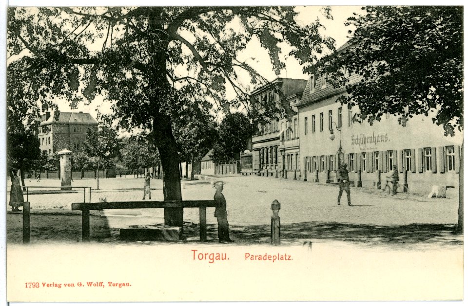 01793-Torgau-1901-Paradeplatz-Brück & Sohn Kunstverlag