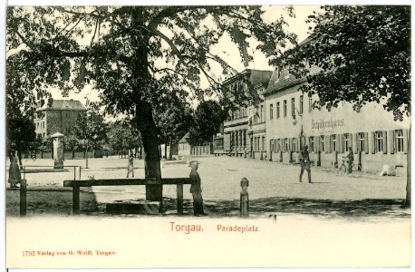 01793-Torgau-1901-Paradeplatz-Brück & Sohn Kunstverlag