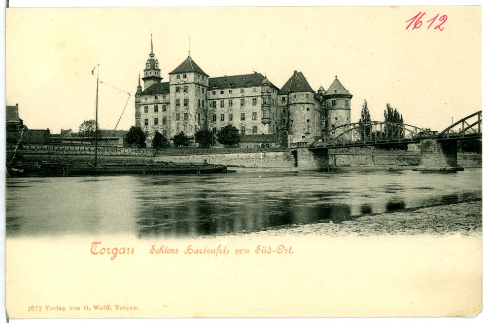 01612-Torgau-1901-Schloß Hartenfels-Brück & Sohn Kunstverlag