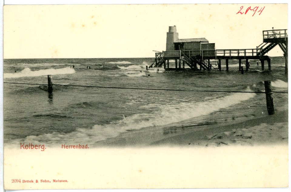 02094-Kolberg-1901-Herrenbad-Brück & Sohn Kunstverlag