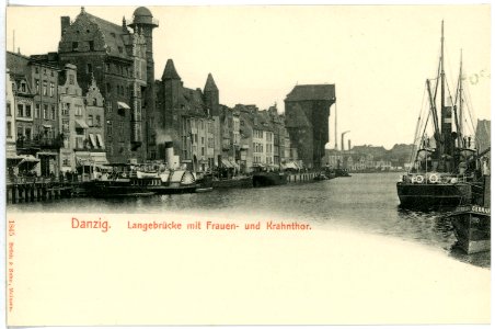 01845-Danzig-1901-Lange Brücke-Brück & Sohn Kunstverlag