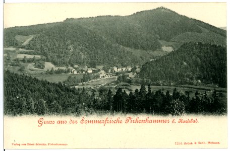 01754-Pirkenhammer-1901-Blick auf Pirkenhammer-Brück & Sohn Kunstverlag