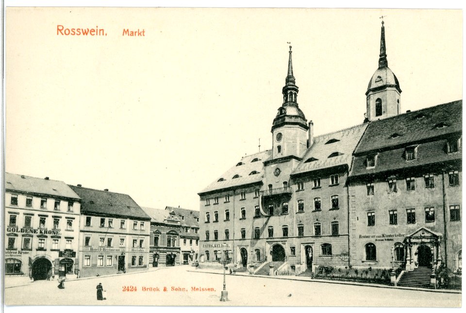 02424-Roßwein-1902-Markt-Brück & Sohn Kunstverlag