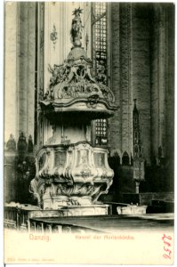 02056-Danzig-1901-Kanzelei der Marienkirche-Brück & Sohn Kunstverlag photo