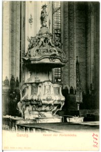 02056-Danzig-1901-Kanzelei der Marienkirche-Brück & Sohn Kunstverlag
