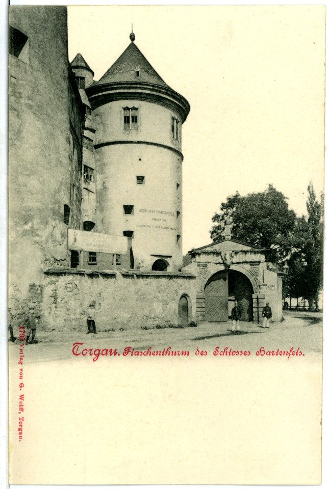 01792-Torgau-1901-Flaschenturm des Schloß Hartenfels-Brück & Sohn Kunstverlag