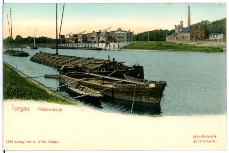 01614-Torgau-1901-Hafenanlage-Brück & Sohn Kunstverlag