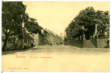 02551-Bautzen-1902-Äußere Lauenstraße-Brück & Sohn Kunstverlag