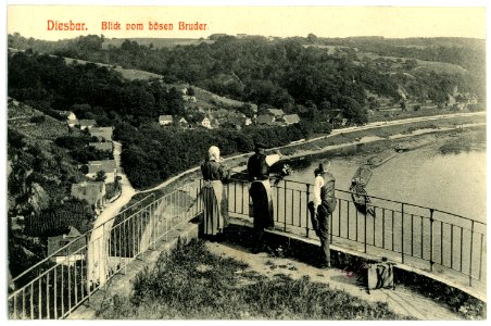 01657-Diesbar-1901-Blick vom bösen Bruder-Brück & Sohn Kunstverlag