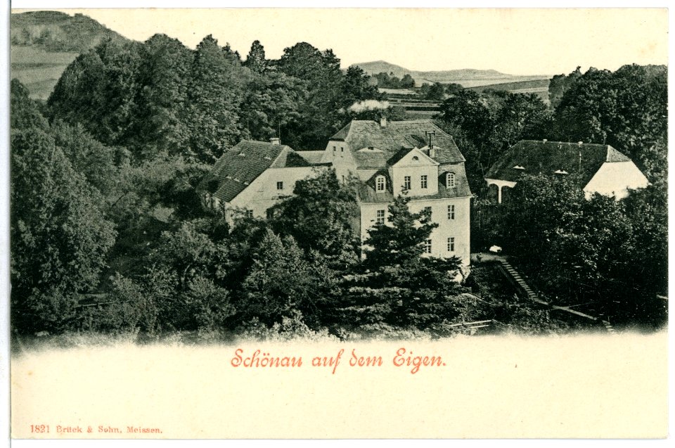01821-Schönau auf dem Eigen-1901-Ansicht-Brück & Sohn Kunstverlag
