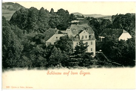 01821-Schönau auf dem Eigen-1901-Ansicht-Brück & Sohn Kunstverlag