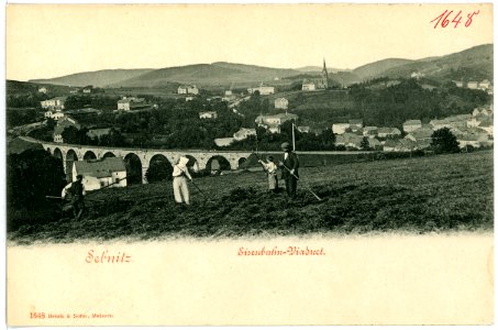 01648-Sebnitz-1901-Eisenbahn Viaduct-Brück & Sohn Kunstverlag