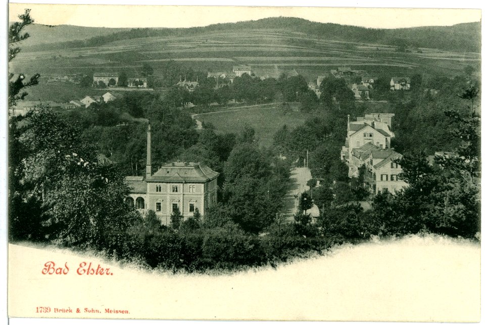 01739-Bad Elster-1901-Blick auf Bad Elster-Brück & Sohn Kunstverlag
