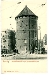 01847-Danzig-1901-Milchkannenturm-Brück & Sohn Kunstverlag