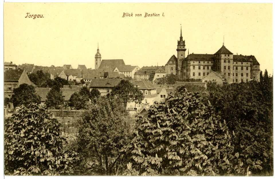 01610-Torgau-1901-von Bastion I gesehen-Brück & Sohn Kunstverlag
