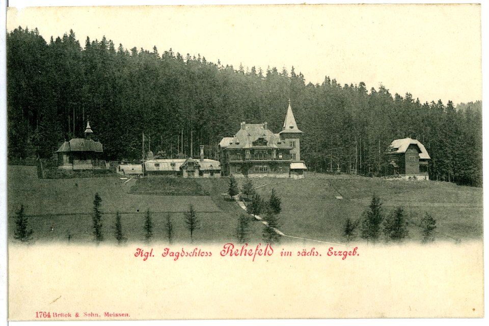 01764-Rehefeld-1901-Jagdschloß-Brück & Sohn Kunstverlag