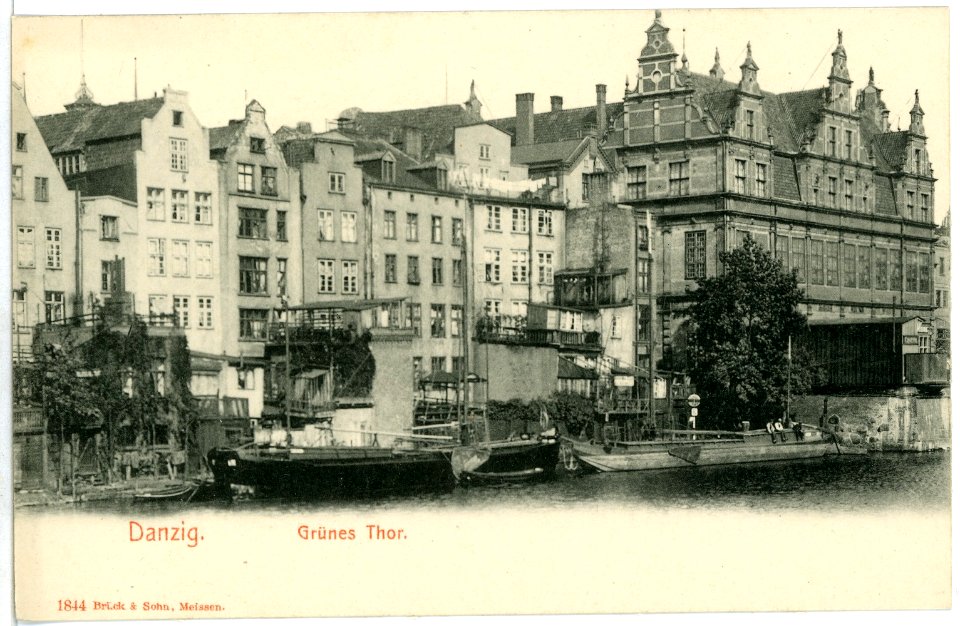 01844-Danzig-1901-Grünes Tor-Brück & Sohn Kunstverlag