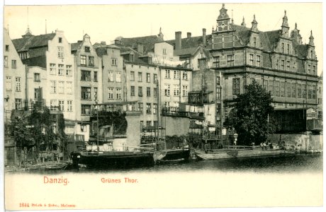 01844-Danzig-1901-Grünes Tor-Brück & Sohn Kunstverlag