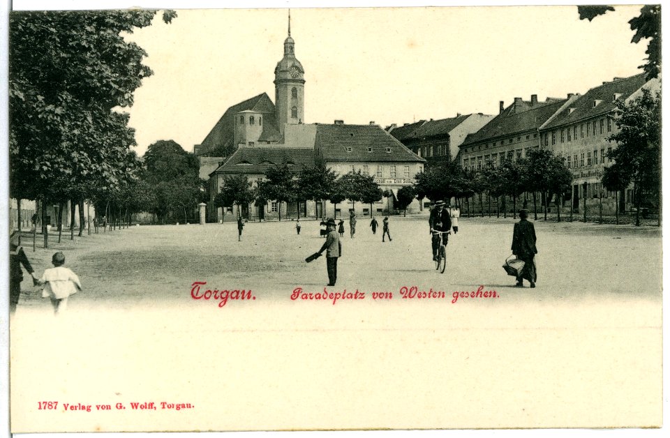 01787-Torgau-1901-Paradeplatz-Brück & Sohn Kunstverlag