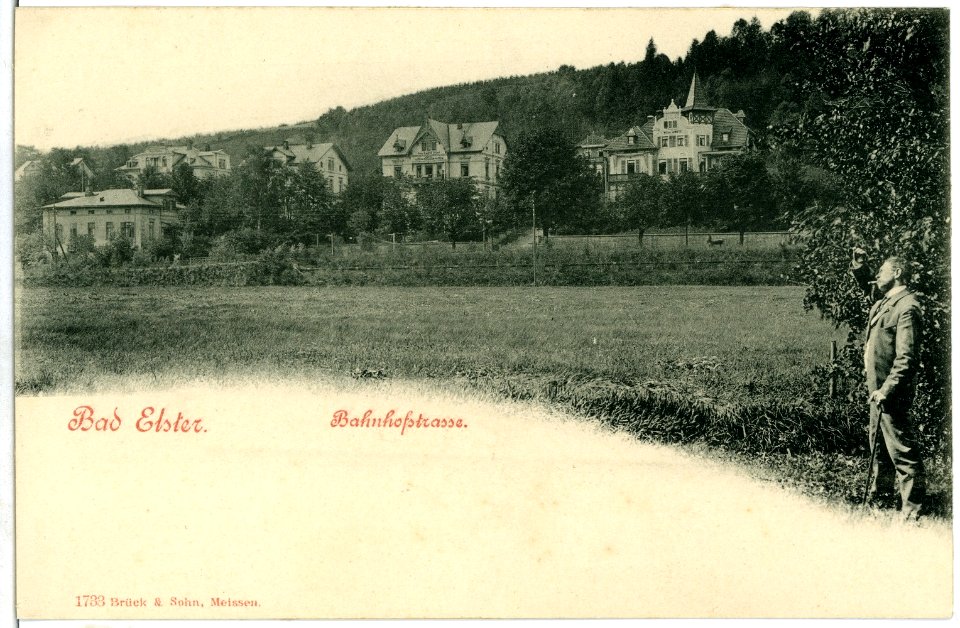 01733-Bad Elster-1901-Bahnhofstraße-Brück & Sohn Kunstverlag