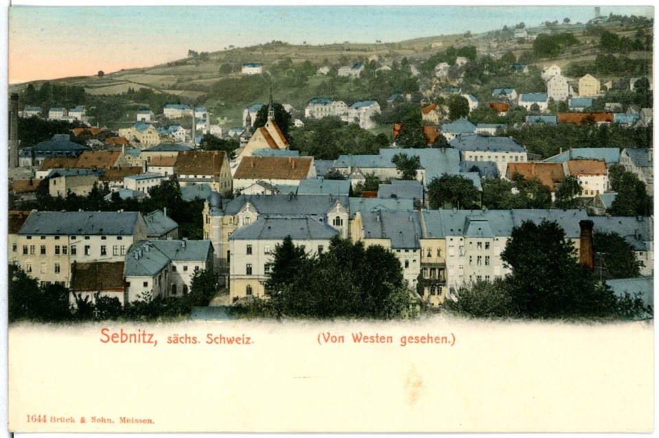 01644-Sebnitz-1901-von Westen gesehen-Brück & Sohn Kunstverlag