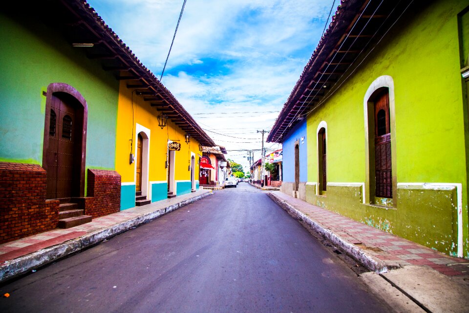 Village colorful paint