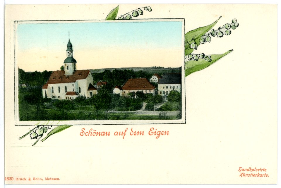 01820-Schönau auf dem Eigen-1901-Kirche-Brück & Sohn Kunstverlag