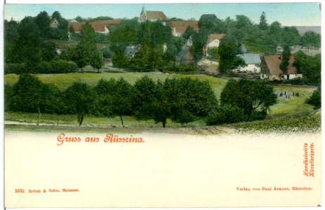 01651-Rüsseina-1901-Blick auf Rüsseina-Brück & Sohn Kunstverlag
