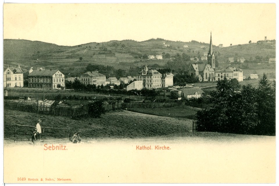 01649-Sebnitz-1901-Katholische Kirche-Brück & Sohn Kunstverlag