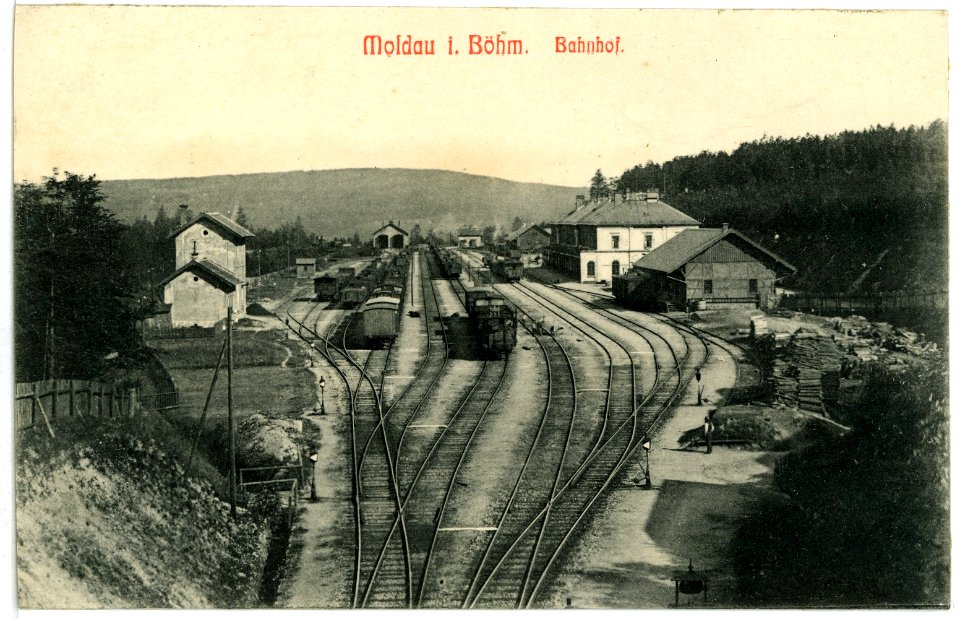 01761-Moldau-1901-Bahnhof-Brück & Sohn Kunstverlag