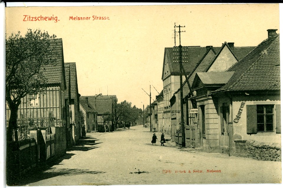 02309-Zitzschewig-1902-Meißner Straße-Brück & Sohn Kunstverlag